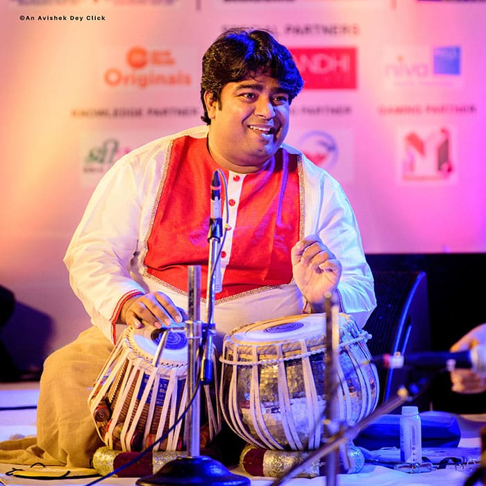 Sandip Ghosh(Tablas) am 24.6., Koki